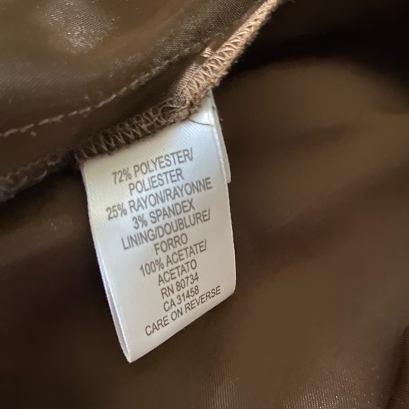 BCBG MaxAzria Sz 12 dark brown strapless dress - Picture 6 of 8